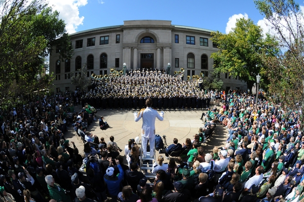 ND band performing its traditional Concert