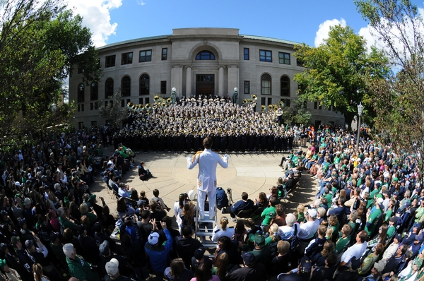 ND band performing its traditional Concert ND band performing its traditional Concert