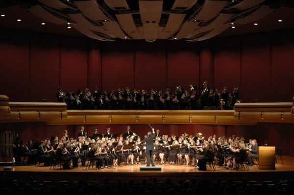 ND Concert Band performs at DeBartolo Performing Arts Center