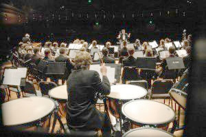 Timpanist’s View of the Concert Band Performing